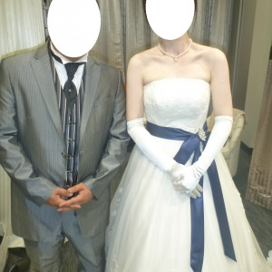 ベストを変え、リボンをすれば同じ衣装でも雰囲気が変わる|405211さんのFAST WEDDING VITA  ファストウエディングヴィータ（営業終了）の写真(407844)