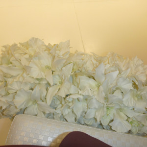 チャペルの挿花はすでに用意されていた|405211さんのFAST WEDDING VITA  ファストウエディングヴィータ（営業終了）の写真(407420)