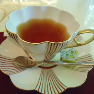 上品なカップソーサー。紅茶