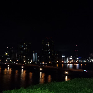 ホテルからの夜景(万代橋)|405975さんの新潟グランドホテルの写真(280488)
