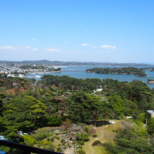 会場からの景色|406828さんのHotel Matsushima Taikanso（ホテル松島大観荘）（ウエディング取扱終了）の写真(243927)