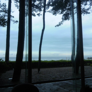 ロビーから見る日本海|406993さんの華水亭の写真(1301569)