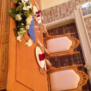 テーブル装花|408671さんのオンリーワンウエディング サンパレスの写真(266993)