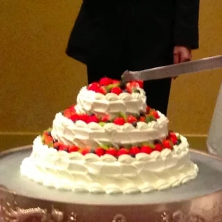 生クリームがとても美味しいケーキでした。