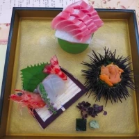 新鮮で非常においしい魚介でした。