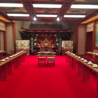 広々とした格調高い神前式の会場。