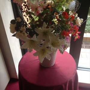 ロビーのお花|410500さんの福岡ガーデンパレスの写真(256332)