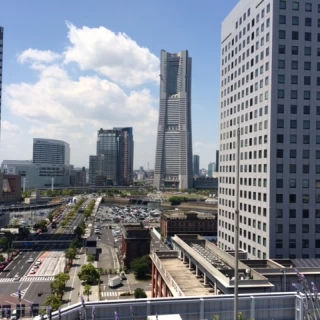 屋上にでてからの景色1