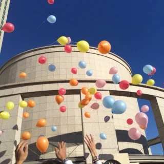 チャペル　風船
