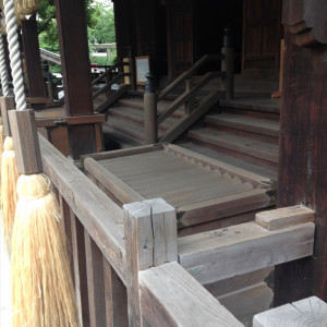 神前式の会場は由緒ある神社|411032さんの小倉城内 八坂神社の写真(258808)