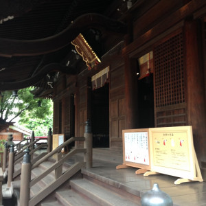 神前式の会場の本殿です|411032さんの小倉城内 八坂神社の写真(258809)