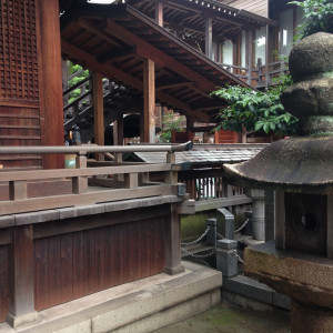 神前式の会場の建物|411032さんの小倉城内 八坂神社の写真(258810)