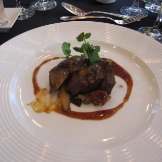 メインの牛フィレ肉