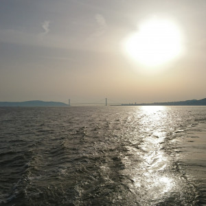 明石海峡大橋がみえるクルージング|411259さんのルミナス神戸2の写真(701875)