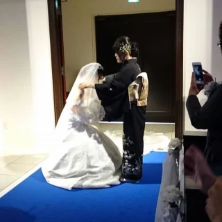 ウェディングベールダウン