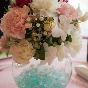 ゲストテーブル装花|412276さんの長野玉姫殿の写真(264104)
