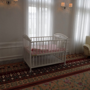待合室や相談室に赤ちゃんベッドがありました。|413100さんのアンジュガーデン迎賓館（営業終了）の写真(268114)