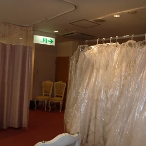 見学に行ったら試着もさせてもらえました。ドレスがたくさん。|413100さんのHotel Matsushima Taikanso（ホテル松島大観荘）（ウエディング取扱終了）の写真(270397)