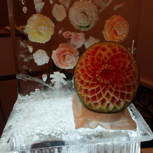 氷細工＆スイカ花|413741さんの仙台国際ホテルの写真(271344)
