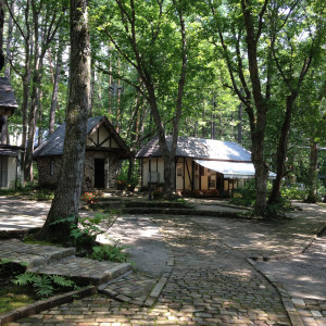 森の中にある教会|414309さんの和田野の森教会の写真(273934)