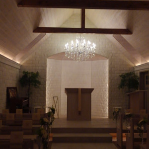 ナチュラルでかわいらしいチャペルです|416144さんのGARDEN CHAPEL diluch（ガーデンチャペル ディルーチェ）の写真(456036)