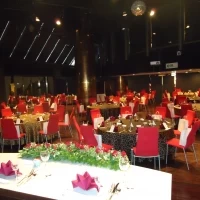 新郎新婦席からのアングルです