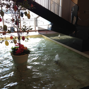 ロビーの泉のある風景が素敵|417899さんのホテルユニバーサルポート (大阪市内)の写真(286343)