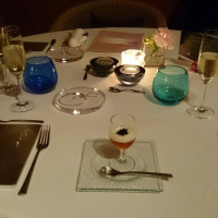 始めての会場での試食。当日お出しするコースは改めて試食可能。