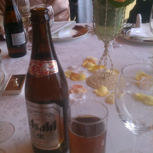ビール瓶もお祝い仕様です！|419613さんのJRホテルクレメント徳島の写真(293180)