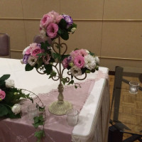 メインテーブルの装花