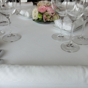 テーブルのセッティング|422113さんのサンス・エ・サヴール(ひらまつウエディング)の写真(301404)