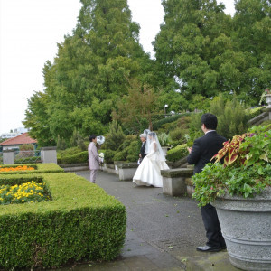 観光客も実際の結婚式をお祝いできます|422271さんの山手西洋館 外交官の家の写真(302896)