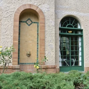 モザイクタイルの壁画|422271さんの山手西洋館 ベーリックホール(チアーズブライダルプロデュース)の写真(302914)