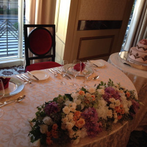 メインテーブル|423527さんのホテルモントレ赤坂の写真(418530)