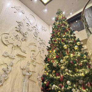 クラッシックなクリスマスツリー|423896さんのPARTY Wedding by ホテルメトロポリタンの写真(2607377)