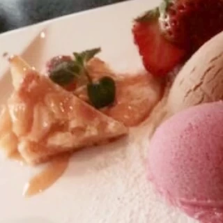 デザートプレート。とても美味しいです