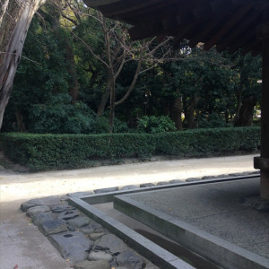 中庭|426324さんの筥崎宮ブライダル清明殿の写真(314415)