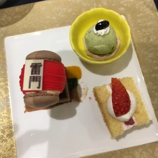 浅草を感じるデザートでした