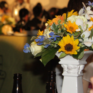 テーブルの装花|427793さんの弓張の丘ホテルの写真(322553)