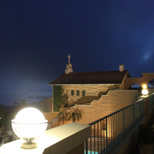 夜のチャペルの外観|427793さんの弓張の丘ホテルの写真(322536)