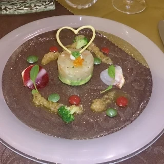 ハートがとっても可愛らしい前菜