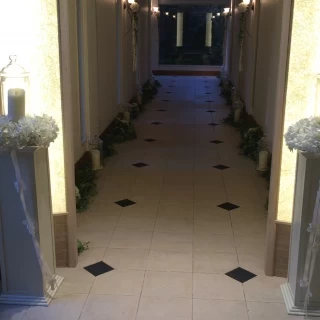 チャペルまでの通路