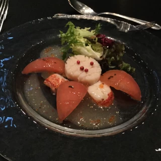カルパッチョ　食材が普通です。