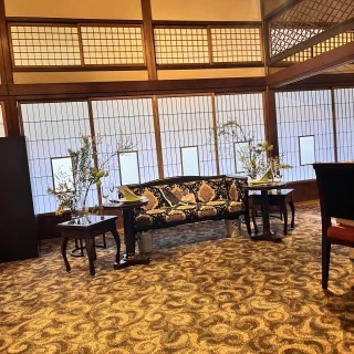 新郎新婦の席。