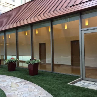 チャペルまでの通路