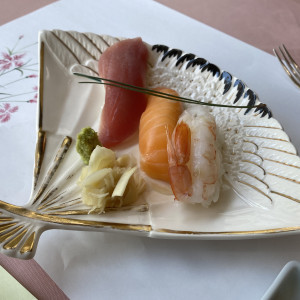 握り寿司が美味しかったので、本番でも出せたらいいな。|430846さんのホテルサンライフガーデンの写真(1249969)