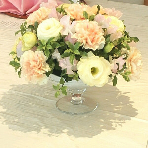 テーブルのお花|431634さんの和歌山マリーナシティホテルの写真(340761)