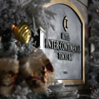 クリスマス装飾　入口
