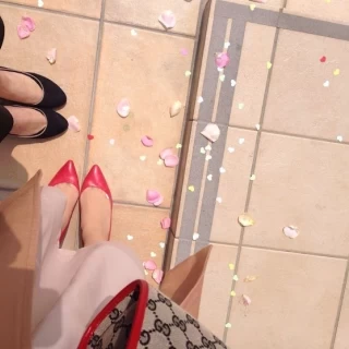 可愛いフラワーシャワー