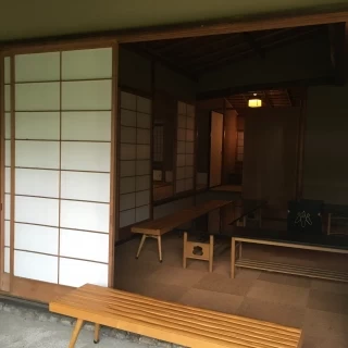 会場内にある茶室